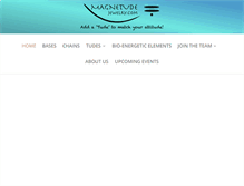 Tablet Screenshot of magnetudejewelry.com